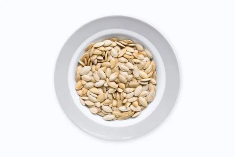 Pumpkin Seeds White Stock Photos