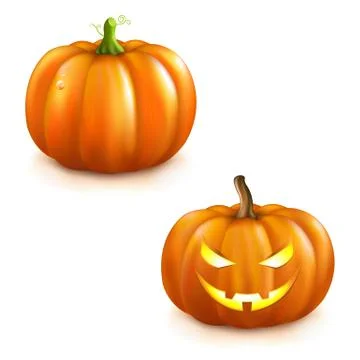 Pumpkin set for halloween Stock Illustration