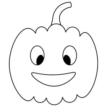 Pumpkin. Sketch. Vector illustration. Illustrazione stock