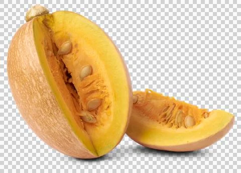 Pumpkin slice isolated cut out Stock Photos