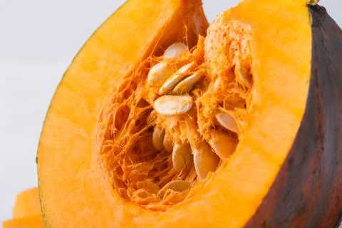 Pumpkin slice isolated Stock Photos