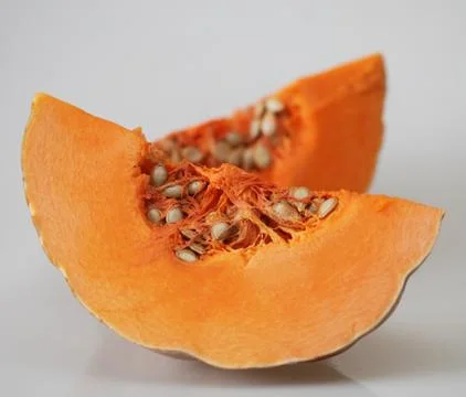 Pumpkin slices Stock Photos