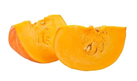 Pumpkin slices Stock Photos