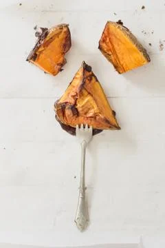 Pumpkin slices Stock Photos