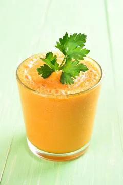 Pumpkin smoothie Foto stock