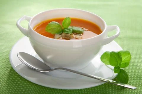 Pumpkin soup Foto stock