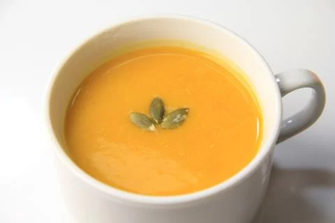 Pumpkin soup Stock Photos
