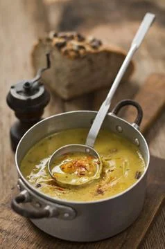Pumpkin soup Stock Photos