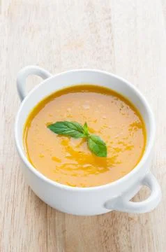 Pumpkin soup 스톡 사진