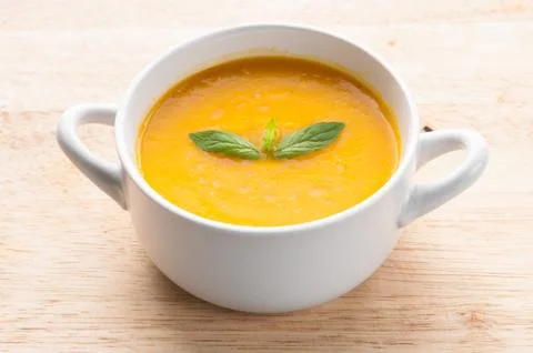 Pumpkin soup Stock Photos