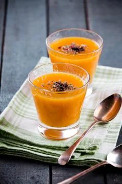 Pumpkin Soup Stock Photos