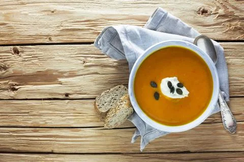 Pumpkin Soup Stock Photos