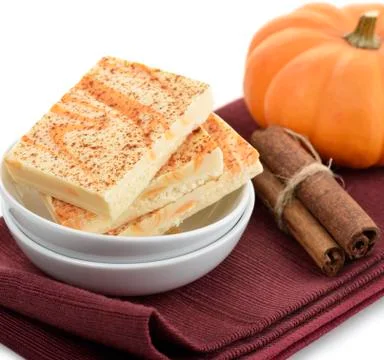 Pumpkin spice bars Stock Photos