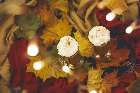 Pumpkin Spice Latte Stock Photos