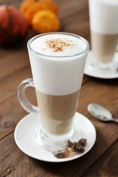 Pumpkin spice latte Stock Photos