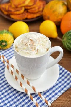 Pumpkin spice latte 写真素材