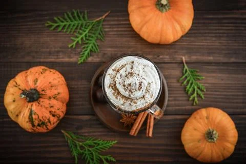 Pumpkin spice latte 写真素材