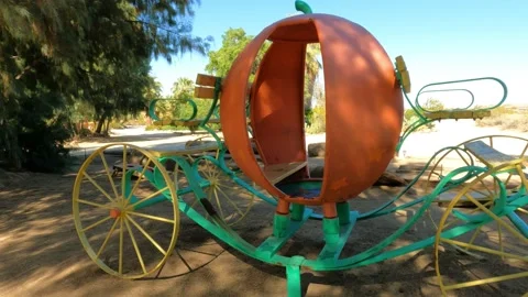 Pumpkin stagecoach Video stock 153299012