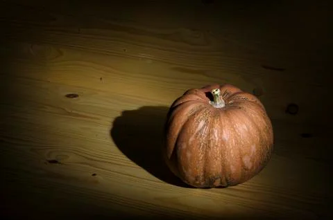 Pumpkin on the table. Stock Photos
