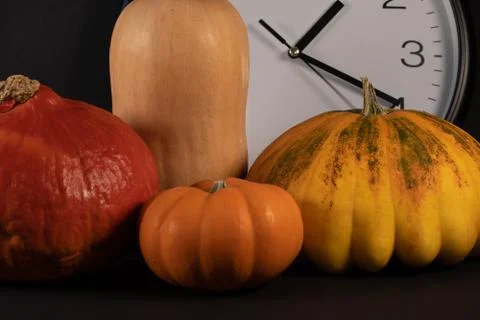 Pumpkin time in autumn. Stock Photos