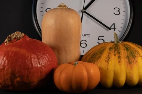 Pumpkin time in autumn. Foto stock