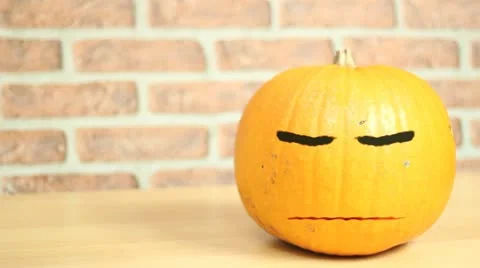 Pumpkin Torture Stock Footage 8997922