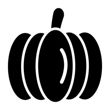 Pumpkin Vector Icon Design Illustration Stock Illustration