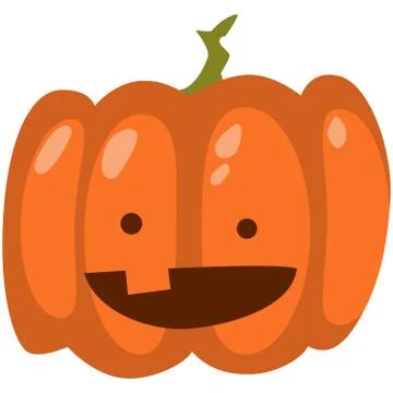 Pumpkin vector icon. Stock Illustration
