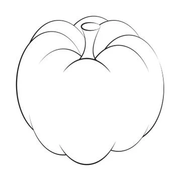 Pumpkin  vector symbol icon design. Beautiful illustration isolated on white  Illustrazione stock