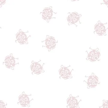 Pumpkin vegetable character glyph seamless pattern 스톡 일러스트