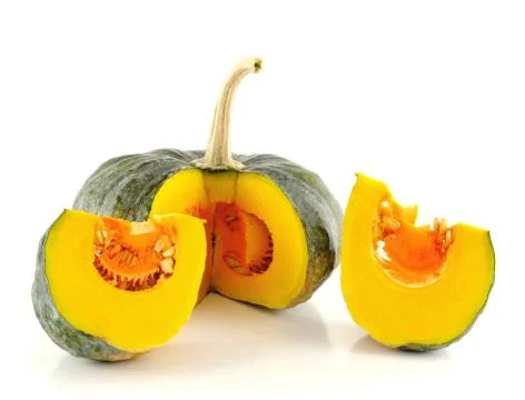 Pumpkin on white background Stock Photos