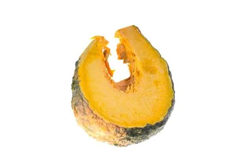Pumpkin on white background Stock Photos