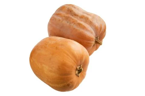 Pumpkin on white background Stock Photos