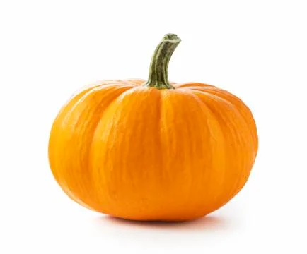 Pumpkin on a white background Stock Photos