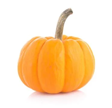 Pumpkin on white background Photos