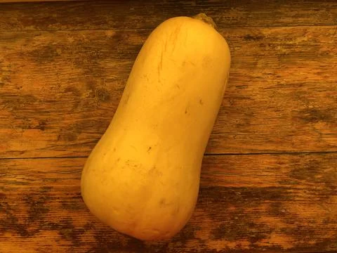 Pumpkin on the wooden table Stock Photos