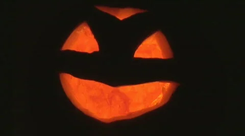 Pumpkinface 3 Stock Footage 874161