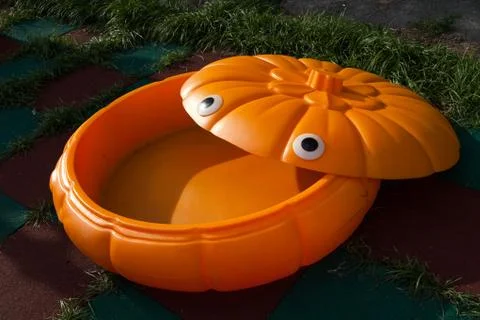 Pumpking for sand Stock Photos
