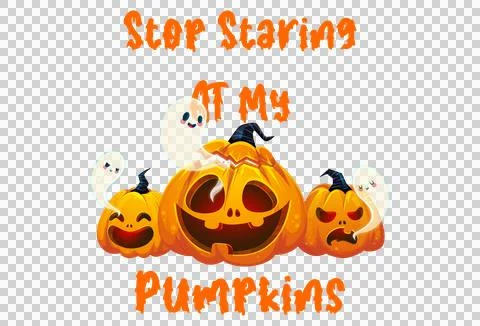 Pumpkins Cute  Stock Illustration