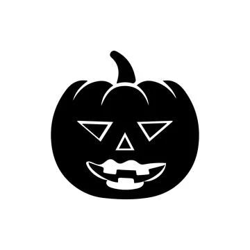 Pumpkins flat vector icon isolated on white Stock Illustration