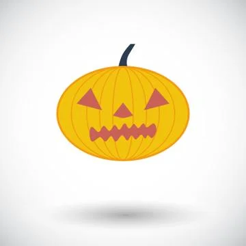 Pumpkins for Halloween Stock Illustration
