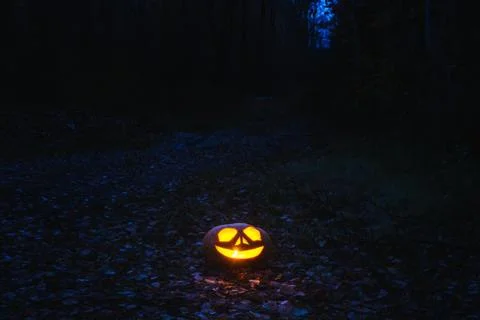 Pumpkins for Halloween Stock Photos
