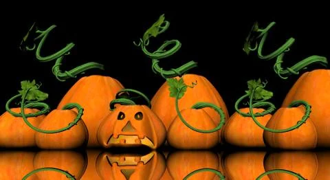 Pumpkins Stock Illustration