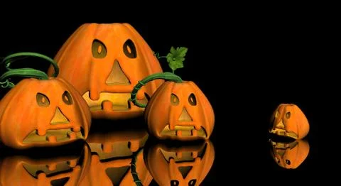 Pumpkins Stock Illustration