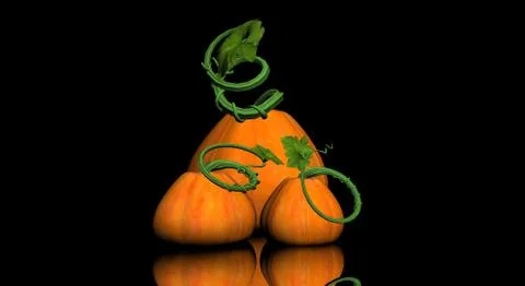 Pumpkins Stock Illustration