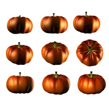 Pumpkins Stock Illustration