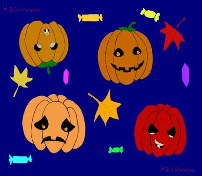 Pumpkins Stock-Illustration