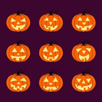 Pumpkins Stock Illustration