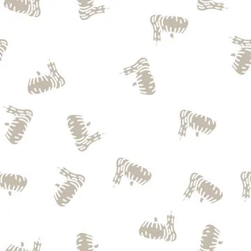 Pumpkins ripe glyph vector seamless pattern 스톡 일러스트