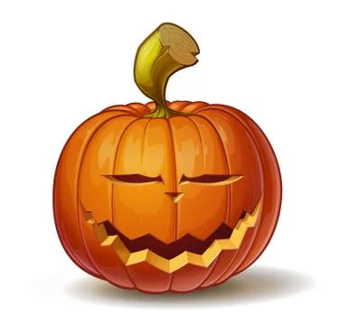 Pumpkins Smile Stock Illustration